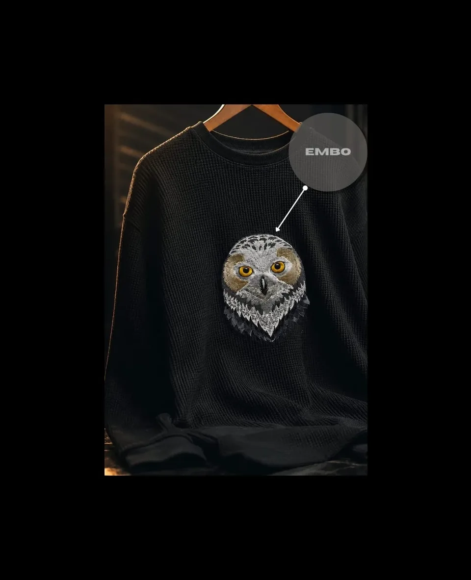 OWL MONARCH WAFFLE TEE