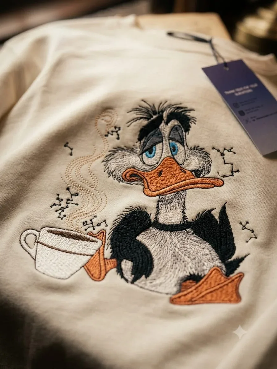 MORNING MOOD EMBROIDERED TEE