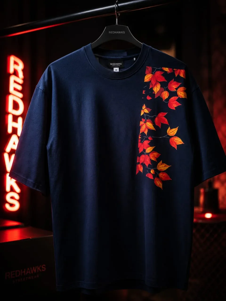 Autumn Cascade Down Shoulder Tee